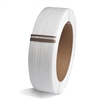 3/8" x .022 White Embossed Polypropylene Strapping 8 x 8" Core