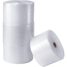 48" x 250' x 1/2" 12" Slit 12" Perforated Industrial Grade Air Bubble Rolls