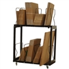 Industrial Two Level Carton Stand with adjustable dividers